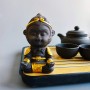 Чашень Вуконг - Цар мавп - Медитація (з чорної глини)